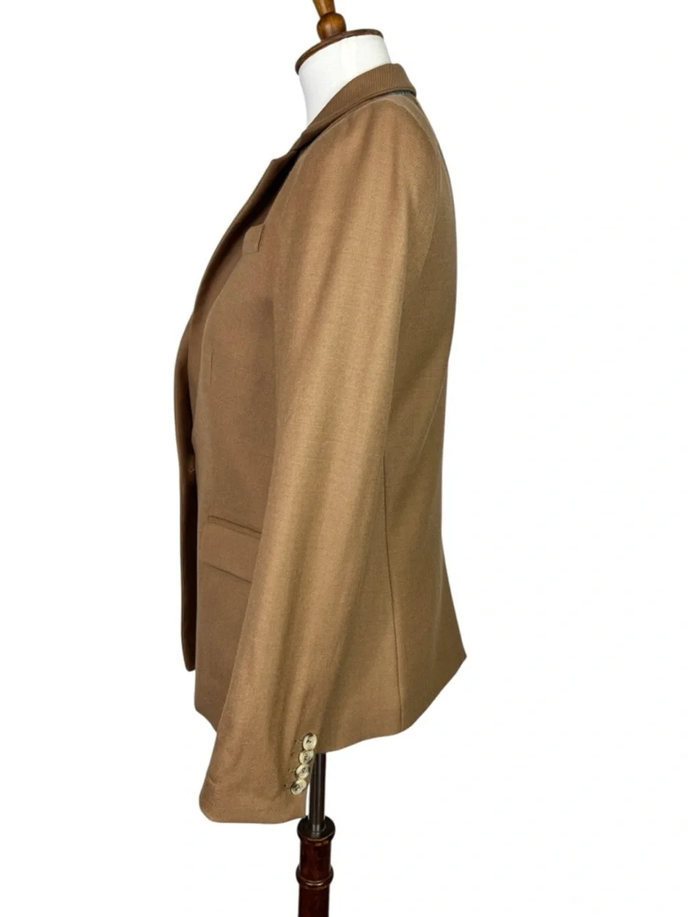 J.Crew Regent Blazer Camel Color Wool Blend Tailored Classic Career Jacket 4 - Picture 4 of 13